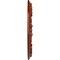 Ekena Millwork Ribbon with Bow Ceiling Medallion (Canopies up to 7 1/2"), 12 1/4"OD x 7 1/2"ID x 7/8"P, Firebrick CM12RIFIF - alternate 2